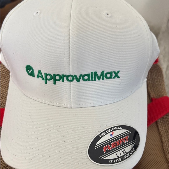 ApprovalMax White Flexfit Cap - Picture 7 of 8